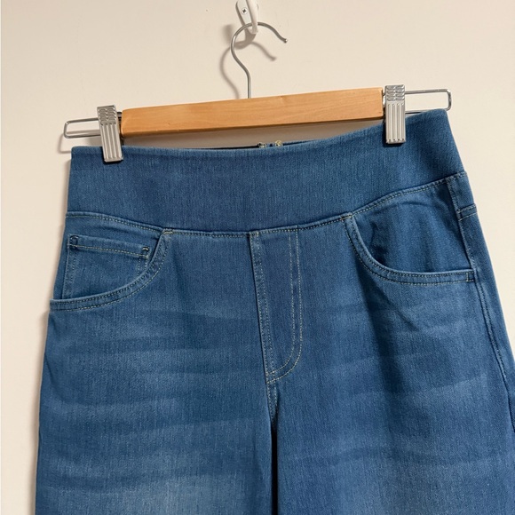 HALARA Flex Flare Wide-Leg Denim Jeans 6 NWT - Picture 7 of 16